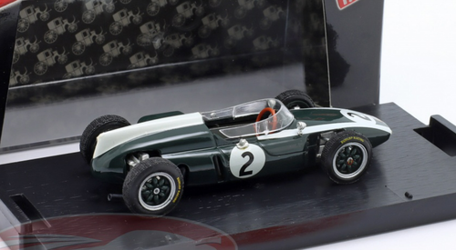 1/43 Brumm 1960 Formula 1 Bruce McLaren Cooper T53 #2 British GP Car Model