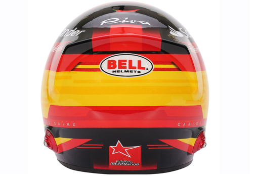 1/2 BBR 2023 Formula 1 Ferrari Team Carlos Sainz Helmet Model