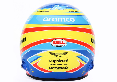 1/2 BBR 2023 Formula 1 Aston Martin Fernando Alonso Helmet Model
