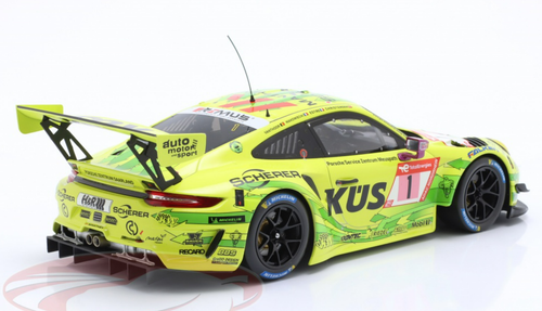 1/18 Ixo 2022 Porsche 911 GT3 R #1 24h Nürburgring Manthey-Racing Kevin Estre, Laurens Vanthoor, Frederic Makowiecki, Michael Christensen Car Model