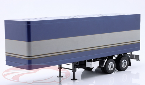 1/18 Road Kings Semi-Trailer (Blue & Silver) Diecast Model