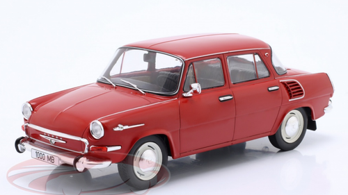 1/18 Modelcar Group 1964 Skoda 1000 MB (Red) Car Model