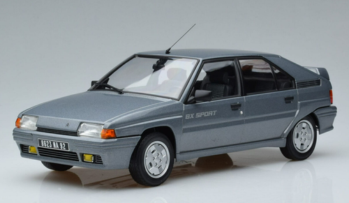 1/18 Norev 1985 Citroen BX Sport (Grey Metallic) Diecast Car Model