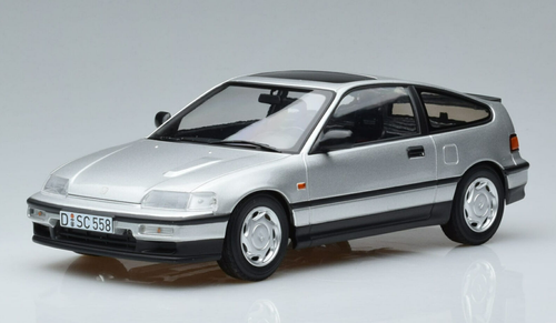 1/18 Norev 1990 Honda CRX (Silver) Diecast Car Model