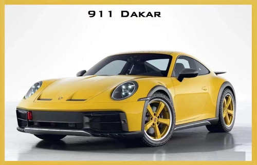 1/18 VIP Scale Models Porsche 911 992 Dakar (Yellow) Resin Car Model Limited 99 Pieces
