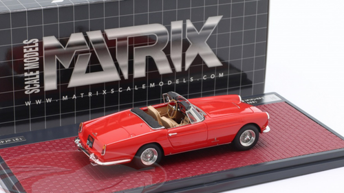 1/43 Matrix 1960 Ferrari 250 GT Convertible Series 2 Pininfarina (Red) Car Model