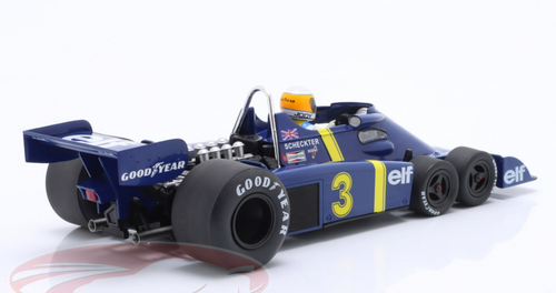 1/18 Modelcar Group 1976 Formula 1 dy Scheckter Tyrrell P34-2 #3 Winner Sweden GP Car Model