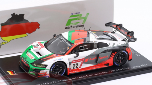 1/43 Ixo 2022 Audi R8 LMS GT3 #51 Winner Race 2 Portimao DTM Team 