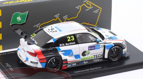 1/43 Spark 2018 Audi RS3 LMS #23 WTCR Macau Guia Race Audi Sport Comtoyou Nathanael Berthon Car Model