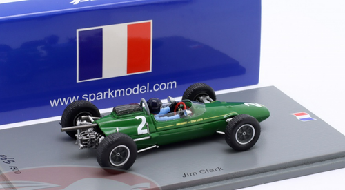 1/43 Spark 1965 Formula 2 Jim Clark Lotus 35 #4 Winner GP Pau Car