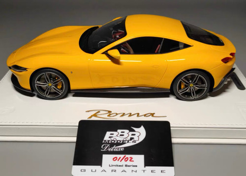1/18 BBR Ferrari Roma (Yellow) Resin Car Model Limited #1/2