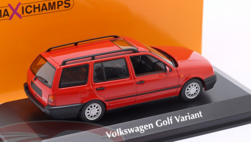 1/43 Minichamps 1987 Volkswagen VW Golf III Variant (Red) Car Model