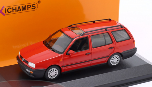 1/43 Minichamps 1987 Volkswagen VW Golf III Variant (Red) Car Model