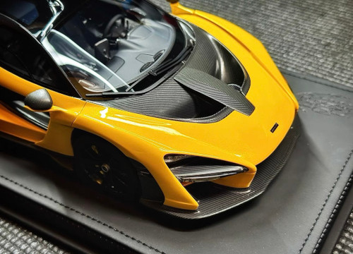 1/18 BBR 2018 McLaren Senna (Volcano Yellow) Resin Car Model