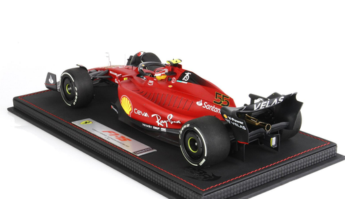 1/18 BBR 2022 Formula 1 Carlos Sainz jr. Ferrari F1-75 #55 Australian GP Diecast Car Model