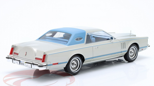 1/18 Modelcar Group 1978 Lincoln Continental Mark V (Silver) Car Model