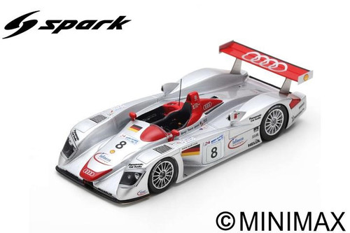 1/43 Spark 2000 Audi R8 #8 Winner 24h LeMans Audi Sport Team Joest 