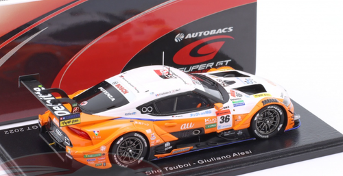 1/43 Spark 2022 Toyota au TOM'S GR Supra No.36 TGR TEAM Au TOM'S GT500 SUPER GT Sho Tsuboi - Giuliano Alesi Car Model