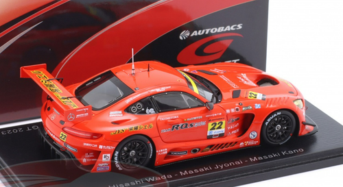 1/43 Spark 2022 Mercedes R'Qs AMG GT3 NO.22 R'Qs MOTOR SPORTS GT300 SUPER GT Hisashi Wada - Masaki Jyonai Car Model