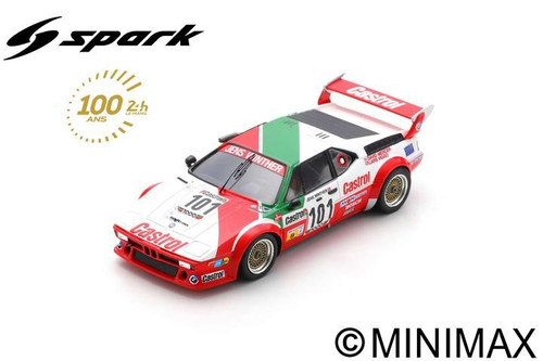 1/43 Spark 1984 BMW M1 No.109 14th 24H Le Mans P. de Thoisy - P 