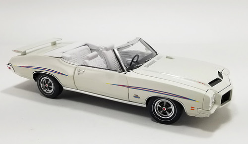 1/18 ACME 1971 Pontiac GTO Judge Convertible (White) "Last Judge Convertible Built" Diecast Car Model