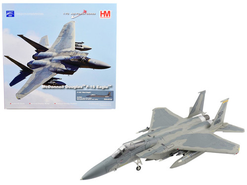 McDonnell Douglas F-15C "Mod Eagle" Fighter Aircraft "53rd FS 52nd FW USAF Spangdahlem Air Base mid 1990s" "Air Power Series" 1/72 Diecast Model by Hobby Master