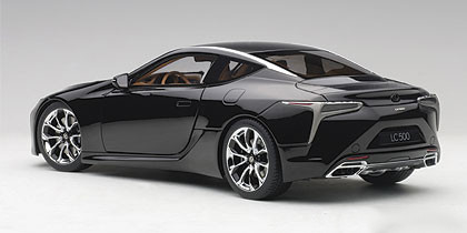 1/18 AUTOart Lexus LC 500 LC500 (Black with Dark Rose Interior