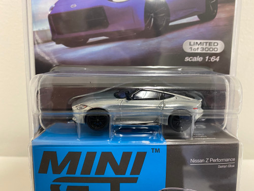 CHASE CAR 1/64 Mini GT 2023 Nissan Z Performance (Chrome Silver) Car Model
