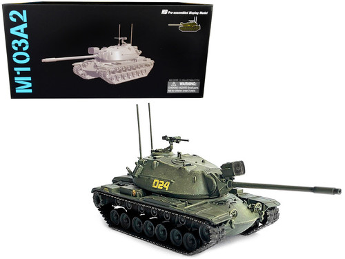 United States M103A2 Heavy Tank D12 Olive Drab "NEO Dragon Armor" Series 1/72 Plastic Model by Dragon Models