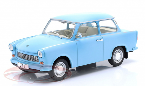 1/24 WhiteBox 1965 Trabant 601 (Light Blue) Car Model