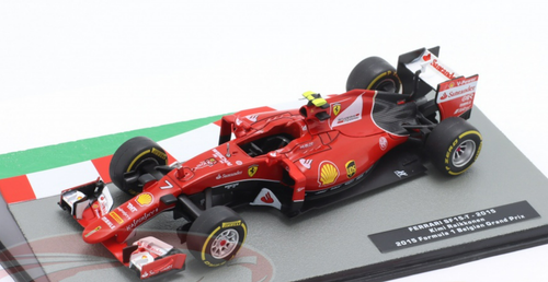 1/43 Altaya 2015 Formula 1 Kimi Räikkönen SF15-T #7 7th Belgian GP Car Model