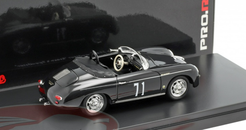 1/43 Schuco Porsche 356 Speedster #71 Steve's Speedster (Black) Car Model