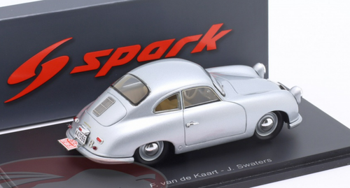 1/43 Spark 1952 Porsche 356A 1300 #285 Rallye Monte Carlo Fernand van de Kaart, Jacques Swaters Car Model