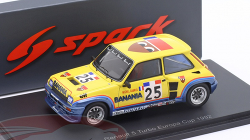 1/43 Spark 1982 Renault 5 Turbo #25 Europa Cup M. Gabriel Car Model