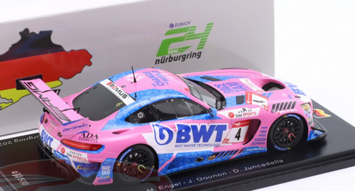 1/43 Spark 2022 Mercedes-Benz AMG GT3 #4 3rd 24h Nürburgring Mercedes-AMG Team GetSpeed / BWT Maro Engel, Jules Gounon, Daniel Juncadella Car Model