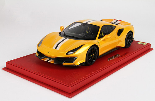1/18 BBR Ferrari 488 Pista (Yellow) Resin Car Model Limited 48