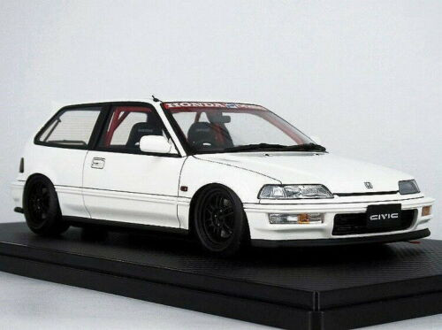 1/18 IG Ignition model Honda Civic (EF9) SiR White Resin Car Model