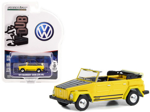 1974 Volkswagen Safari (Type 181) Convertible Yellow with Black