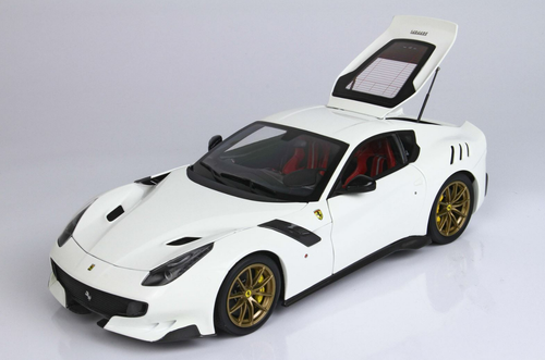 1/18 BBR Ferrari F12 TDF (Avus White) Diecast Car Model