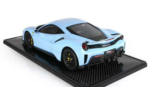 1/12 BBR Ferrari 488 Pista (Blue La Plata) Resin Car Model Limited 10 Pieces