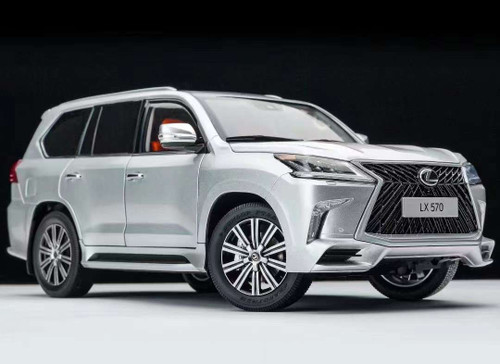 1/18 LCD 2020 Lexus LX570 (Silver) Diecast Car Model