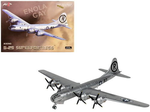 Boeing B-29 Superfortress Bomber Aircraft U.S. Air Force "Enola Gay" with 1/60 Scale "Little Boy" Bomb Replica 1/144 Diecast Model by Air Force 1