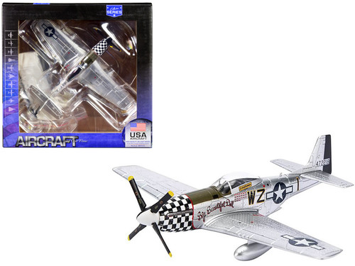 North American P-51D Mustang Fighter Aircraft "Big Beautiful Doll" "Col. John Landers 78th FG" "Collector Series" 1/72 Diecast Model by Air Force 1