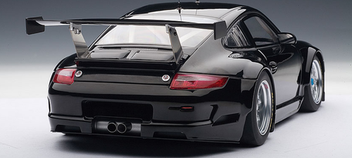 1/18 AUTOart PORSCHE 911 (997) GT3 RSR 2009 PLAIN BODY VERSION - BLACK Diecast Car Model 80974