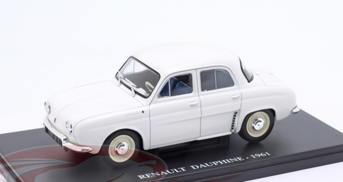 1/24 Ixo 1961 Renault Dauphine (White) Car Model