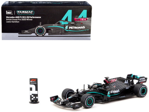 フィギュア 1/64 Tarmac Works Mercedes AMG F1 W11 EQ Performance British