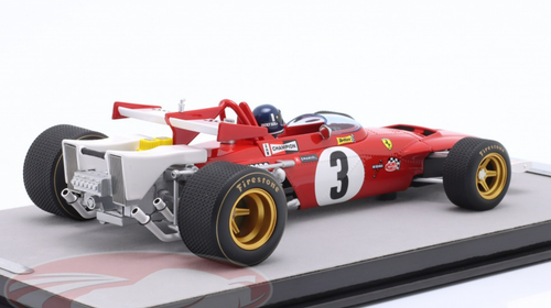 1/18 Tecnomodel 1970 Formula 1 Jacky Ickx Ferrari 312B #3 Winner Mexico GP Resin Car Model