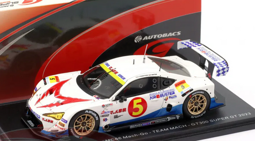 1/43 Spark 2023 MACH Syaken Air Buster MC86 Mach-Go No.5 TEAM  MACH GT300 SUPER GT Yusuke Tomibayashi - Takamitsu Matsui Resin Car Model