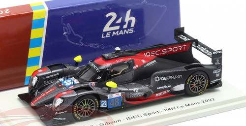 1/43 Spark 2022 Oreca 07 #48 24h LeMans IDEC Sport Paul Lafargue, Paul-Loup Chatin, Patrick Pilet Car Model