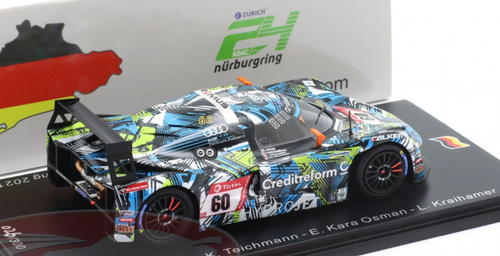 1/43 Spark 2021 KTM X-Bow GT4 #60 24h Nürburgring Teichmann Racing GmbH Stephan Brodmerkel, Karlheinz Teichmann, Osman Ercan Kara, Laura Kraihamer Car Model